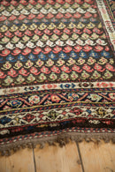 3.5x8.5 Vintage Kurdish Hamadan Rug Runner