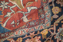 11.5x16.5 Antique Heriz Carpet