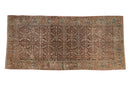 4.5x10 Antique Tea Washed Malayer Rug Runner