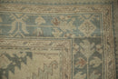7.5x9.5 Vintage Distressed Oushak Carpet