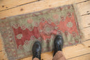1.5x3 Antique Oushak Rug Mat