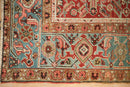 4.5x6 Antique Heriz Rug