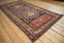 4.5x9 Antique Caucasian Rug Runner