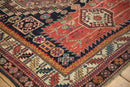 4.5x9 Antique Caucasian Rug Runner