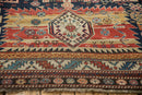 4.5x9 Antique Caucasian Rug Runner