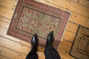 2x2.5 Vintage Shirvan Square Rug Mat