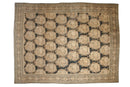 10x13 Antique Distressed Tabriz Carpet