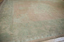 9x11.5 Vintage Distressed Oushak Carpet