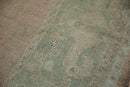 9x11.5 Vintage Distressed Oushak Carpet