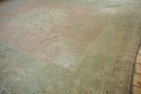 9x11.5 Vintage Distressed Oushak Carpet