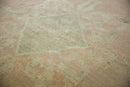 9x11.5 Vintage Distressed Oushak Carpet