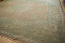 9x11.5 Vintage Distressed Oushak Carpet