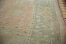 9x11.5 Vintage Distressed Oushak Carpet