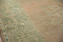 9x11.5 Vintage Distressed Oushak Carpet