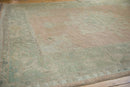 9x11.5 Vintage Distressed Oushak Carpet