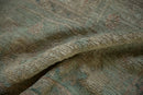 9x11.5 Vintage Distressed Oushak Carpet