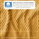 Cotton Diamond Waffle Weave Bath Towel Set - Grayson Collection by Great Bay Home
