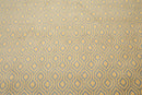 9' x 12' Hand knotted Honeycomb Wool Full Pile Area Rug Light blue Gold