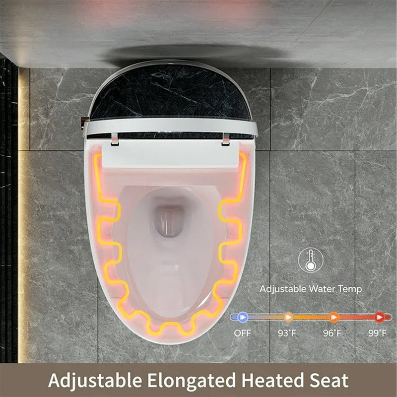 Alora Premium Smart Tankless Bidet Toilet W/ Adjustable Heated Seat, Water & Air Dryer (96174253)