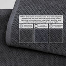 Cotton Textured Bath Towel Set - Acacia Collection by Great Bay Home