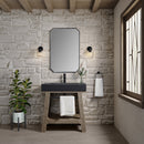 James Martin Auburn 31.5" Single Console Vanity, Weathered Timber