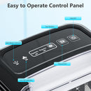 Cubic Ice Maker Machine,33 Lbs/24 Hrs,1.3 Lbs Ice Storage Capacity ,Black