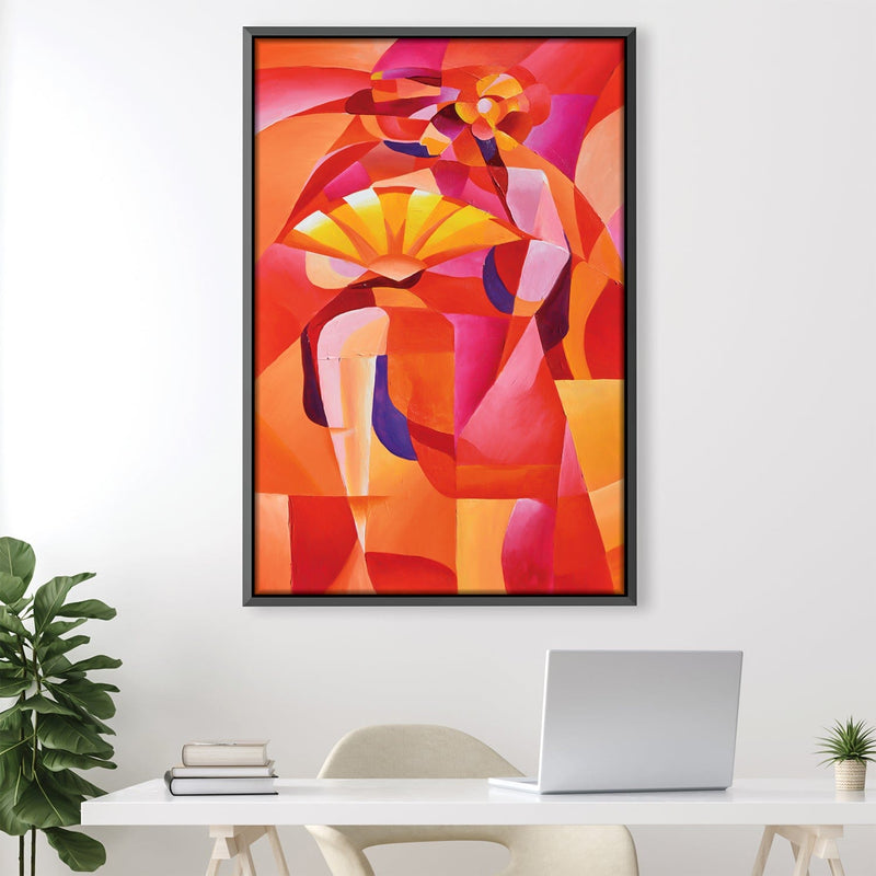 Cubism Dancer Canvas