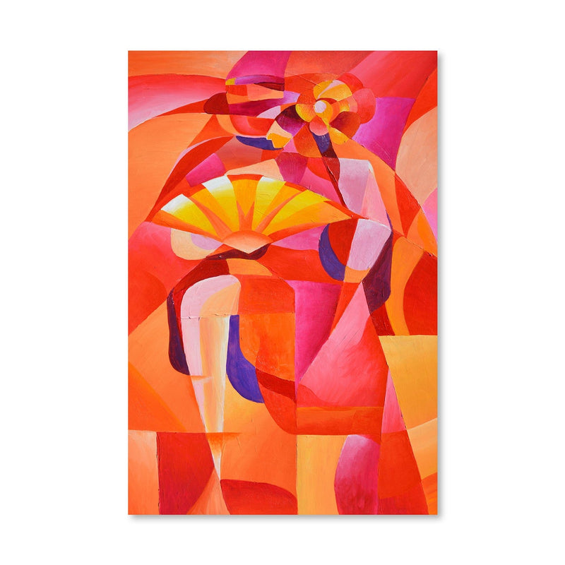 Cubism Dancer Canvas