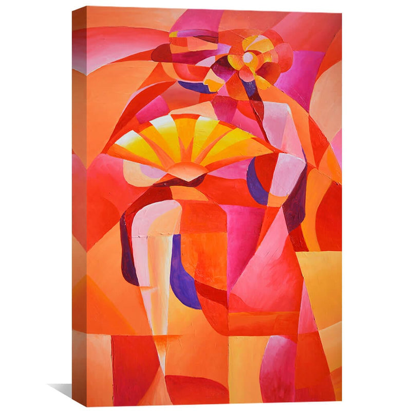 Cubism Dancer Canvas