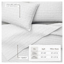 100% Cotton Honeycomb Waffle Garment Washed Quilt Set - Genevieve Collection by Great Bay Home
