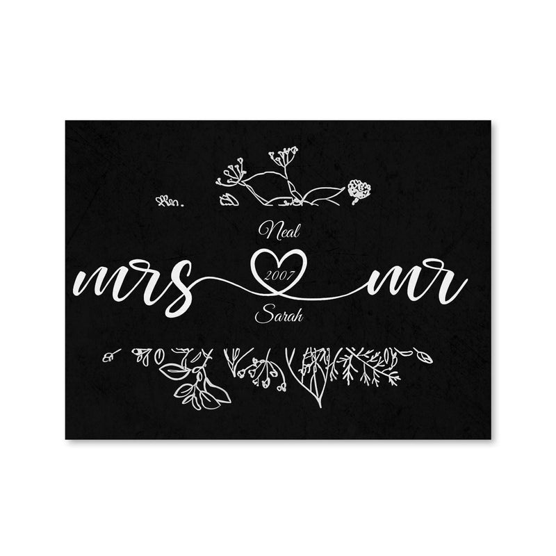 Cursive Love Canvas