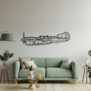 TP-40N Warhawk Metal Aircraft Wall Art - NCP0449