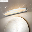 GobekUsa Curved LED Vanity Sconce with Stainless Steel Finish for Bathrooms