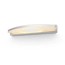 GobekUsa Curved LED Vanity Sconce with Stainless Steel Finish for Bathrooms