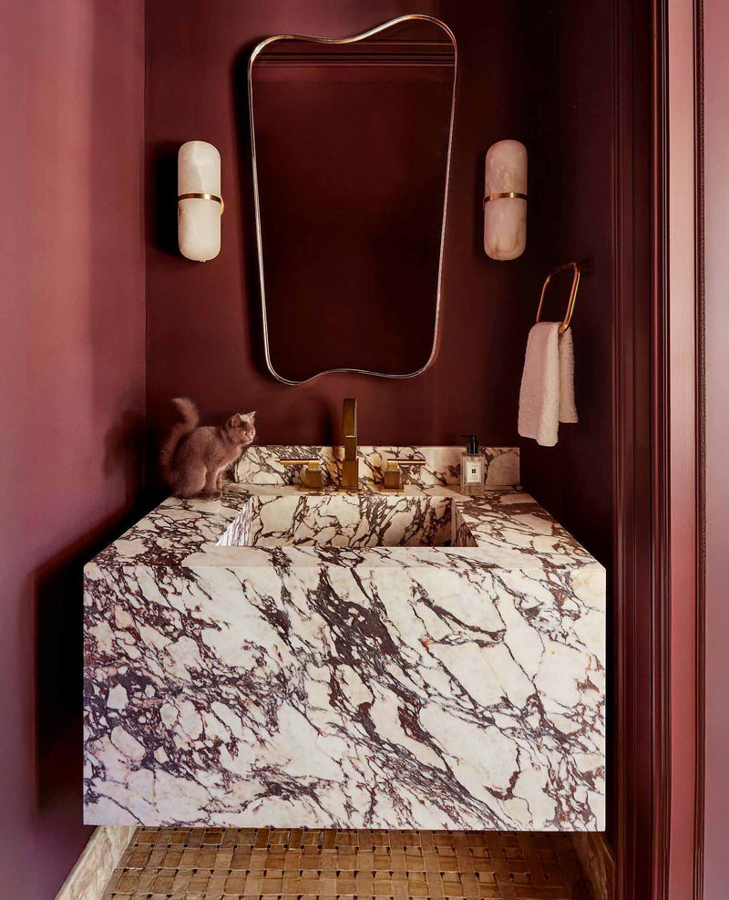 Freeform Brass Mirror - Butterfly Wall Mirror