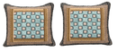 DaDa Bedding Set of Two Gallery of Roses Bohemian Cushion Covers - 2-PCS - 18" (JHW-546-CC)