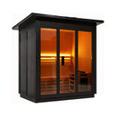 Custom 4-Person Luxury Spruce Outdoor Steam Sauna With Heater And Stones [Made-To-Order] (SAK87912) by SAKSBY WHOLESALE