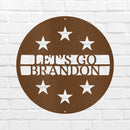 6 Star Personalized Gifts - Custom Metal Sign