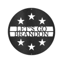 6 Star Personalized Gifts - Custom Metal Sign