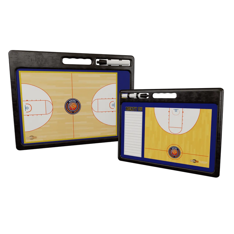 Custom Pro Basketball Whiteboard /w Handle | 2 Sided
