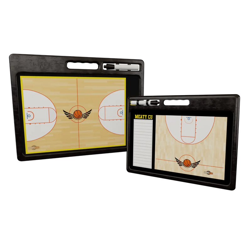 Custom Pro Basketball Whiteboard /w Handle | 2 Sided