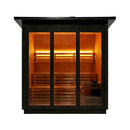Custom 8-Person Luxury Spruce Outdoor Steam Sauna With Heater And Stones [Made-To-Order] (SAK51642) by SAKSBY WHOLESALE