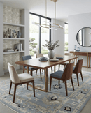 Wool Area Rug - Silver Beige Hand Knotted Traditional Antique