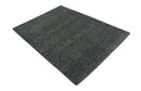 Charcoal Taupe Gray Wool Area Rug - Hand Knotted Antique Design