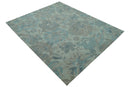 Custom Made Beige And Brown Traditional Floral Pattern Hand Tufted Wool Area Rug