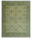 Custom Made Beige And Gray Traditional Hand Knotted wool area rug by The Rug Decor