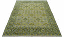 Custom Made Beige And Gray Traditional Hand Knotted wool area rug by The Rug Decor