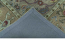 Custom Made Beige and peac Traditional Oushak Design Hand Tufted Wool Rug by The Rug Decor
