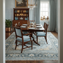 Hand Knotted Wool Area Rug Beige Gray Charcoal Heriz Serapi Antique Traditional by The Rug Decor