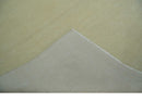 Custom Made Beige Modern Solid Hand knotted wool Area Rug